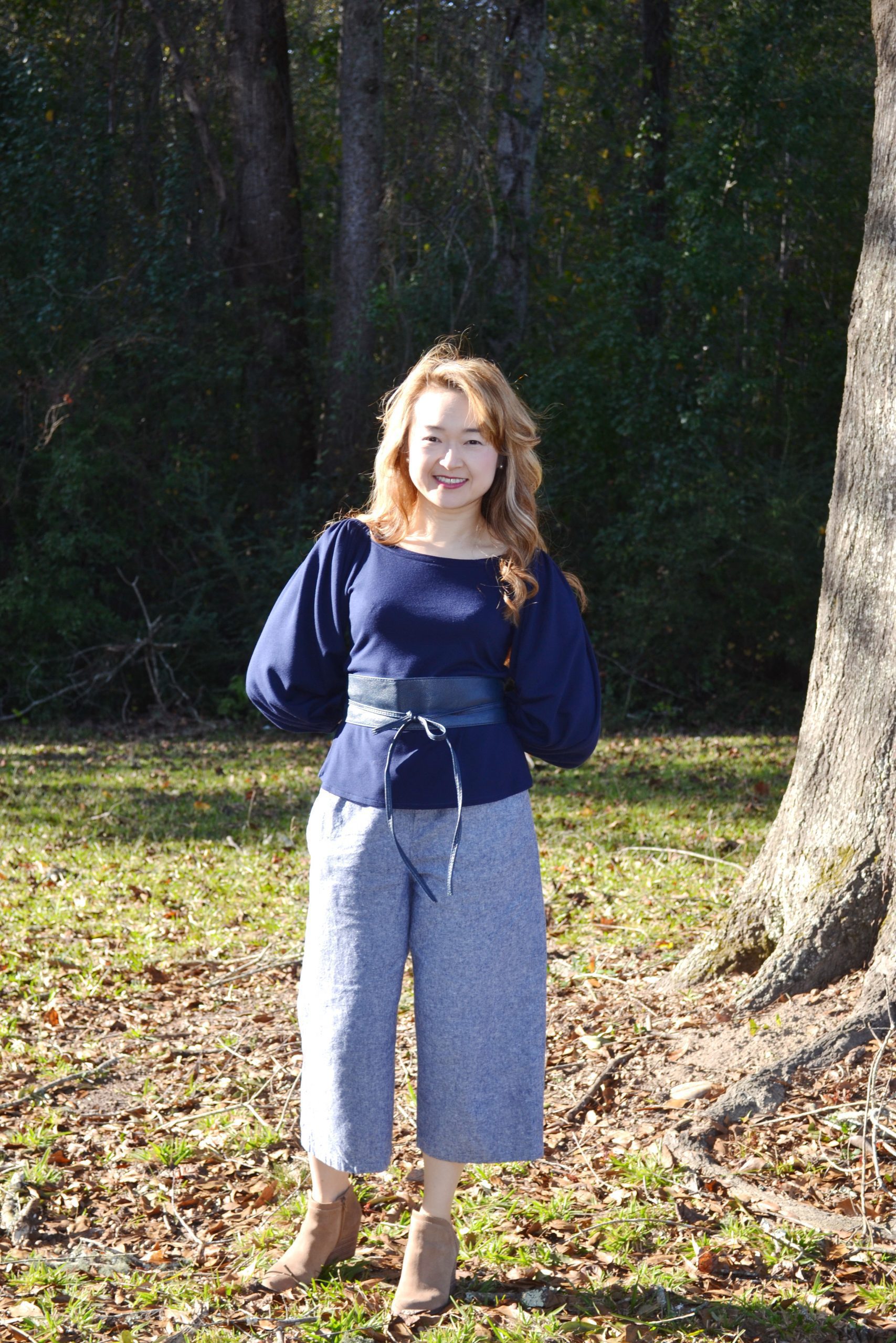 I made me a pair of pants!! Simplicity 8299, View B