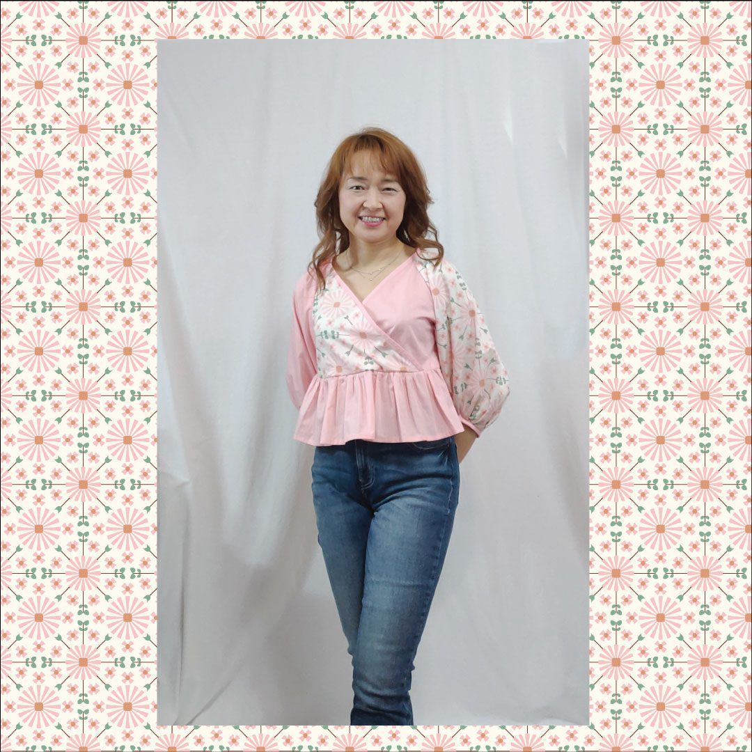 My first designed fabric with McCall’s #M7969